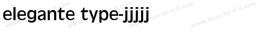 elegante type字体转换